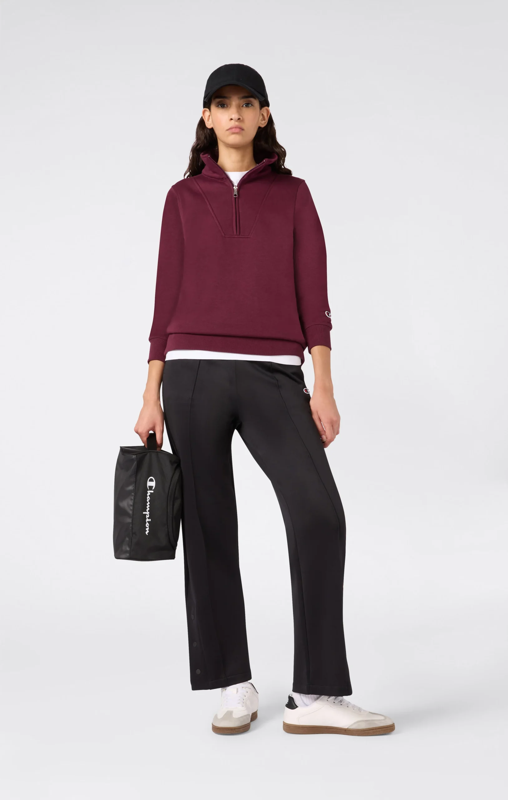 Women’s Half Zip Fleece Sweatshirt Icons - Imagen 6