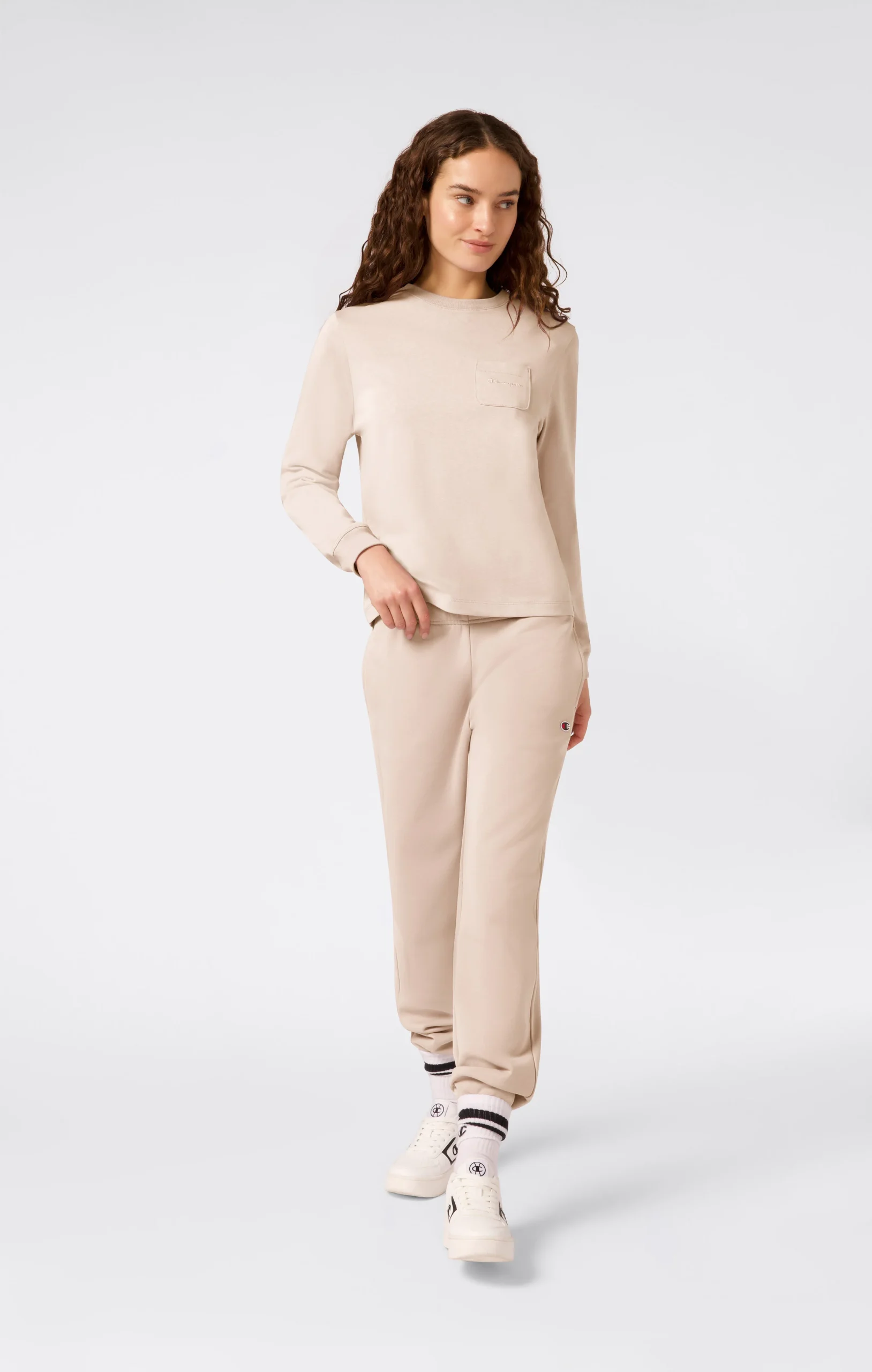 Women’s Straight Hem Fleece Joggers Icons - Imagen 3