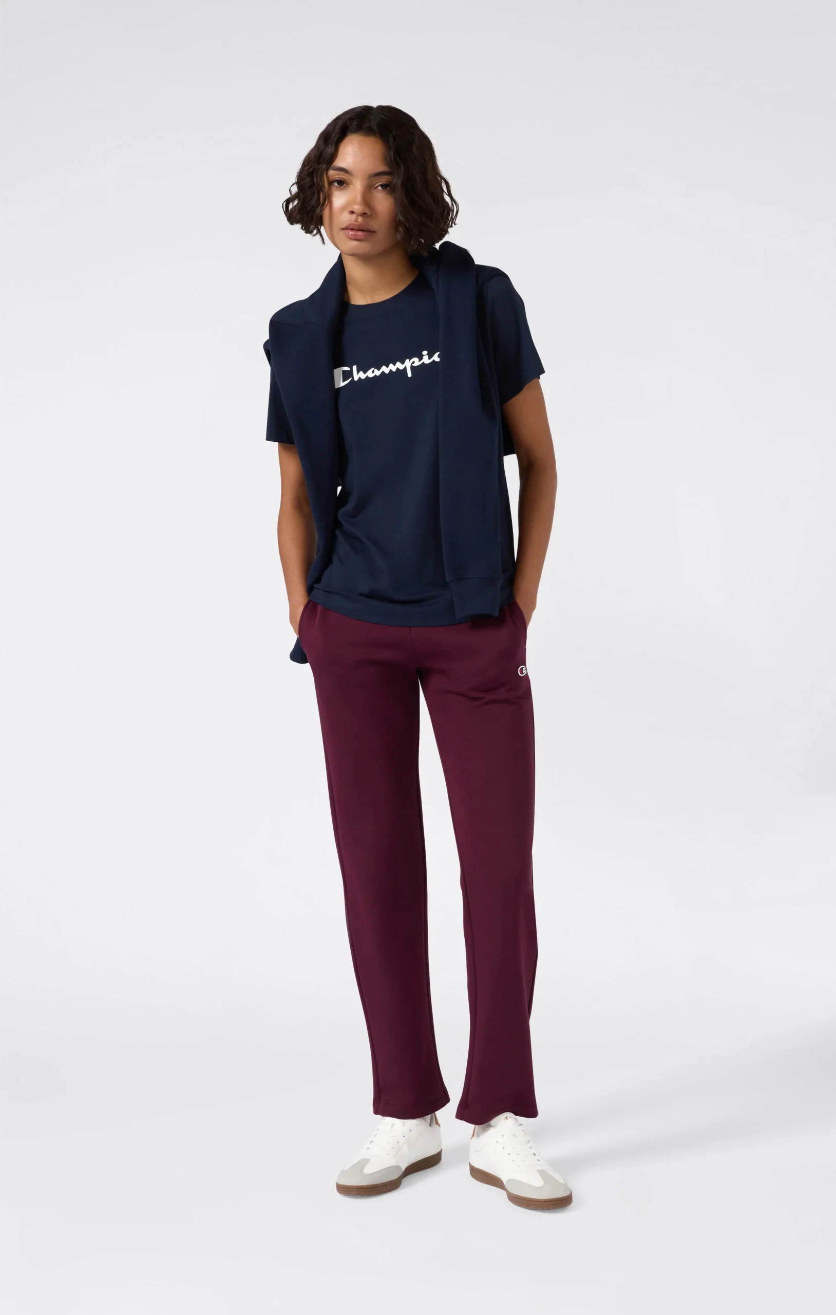 Women’s Straight Hem Fleece Joggers Icons - Imagen 3