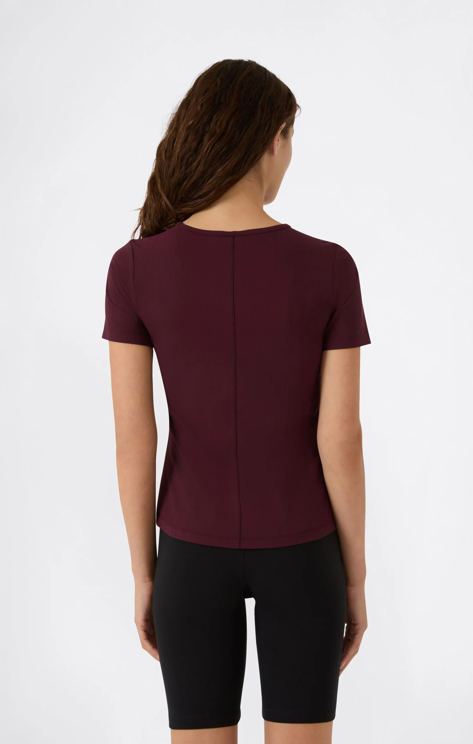 Women's Ribbed Slim Fit C-Tech T-Shirt - Imagen 6