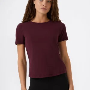 Women's Ribbed Slim Fit C-Tech T-Shirt