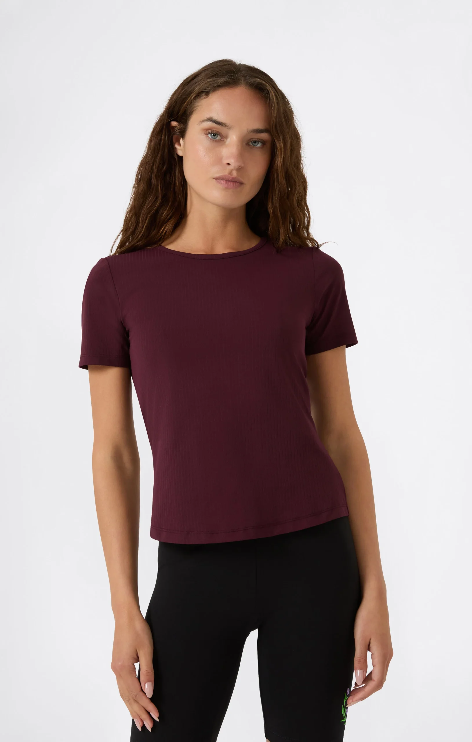 Women’s Ribbed Slim Fit C-Tech T-Shirt