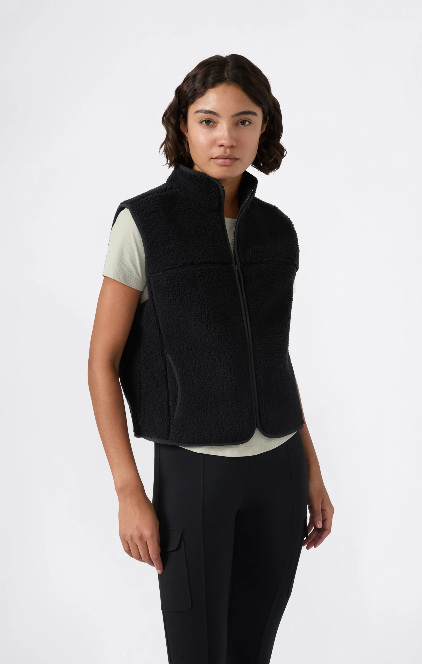 Women’s Slim Fit Polar Teddy Vest