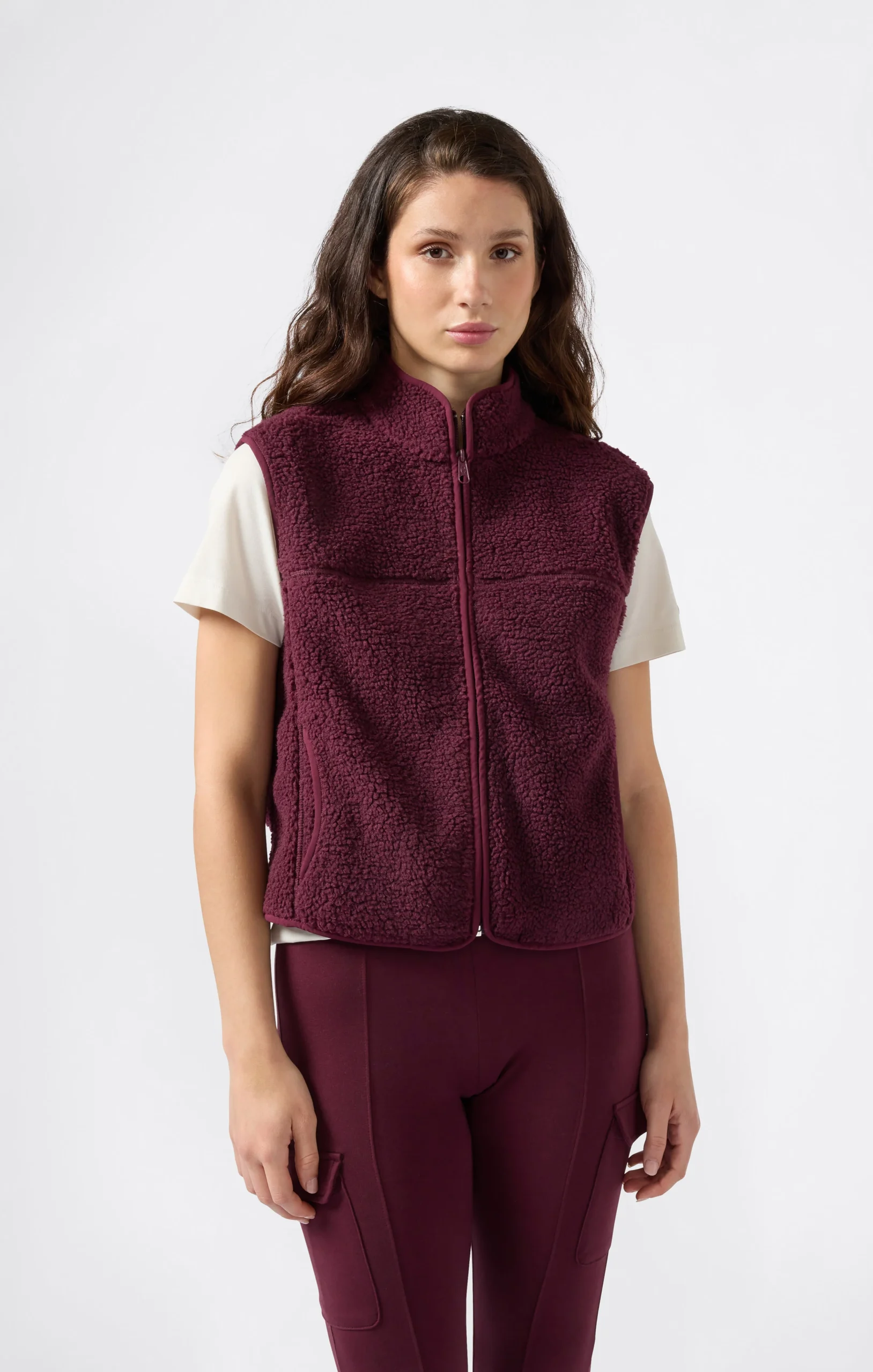 Women’s Slim Fit Polar Teddy Vest