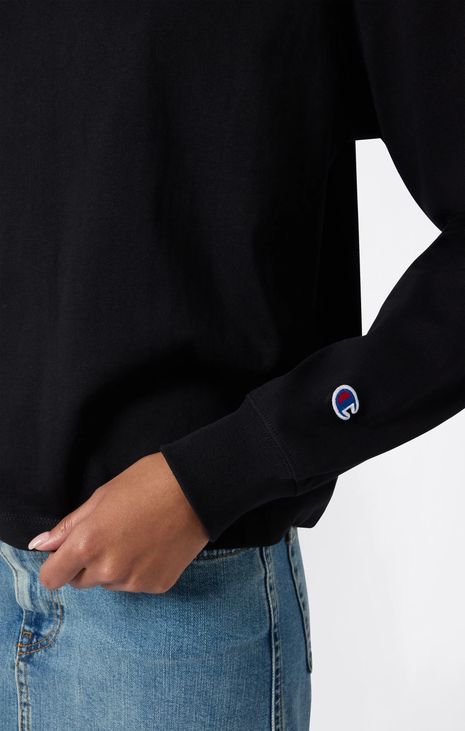 Reverse Weave Women’s Long Sleeve T-Shirt - Imagen 5