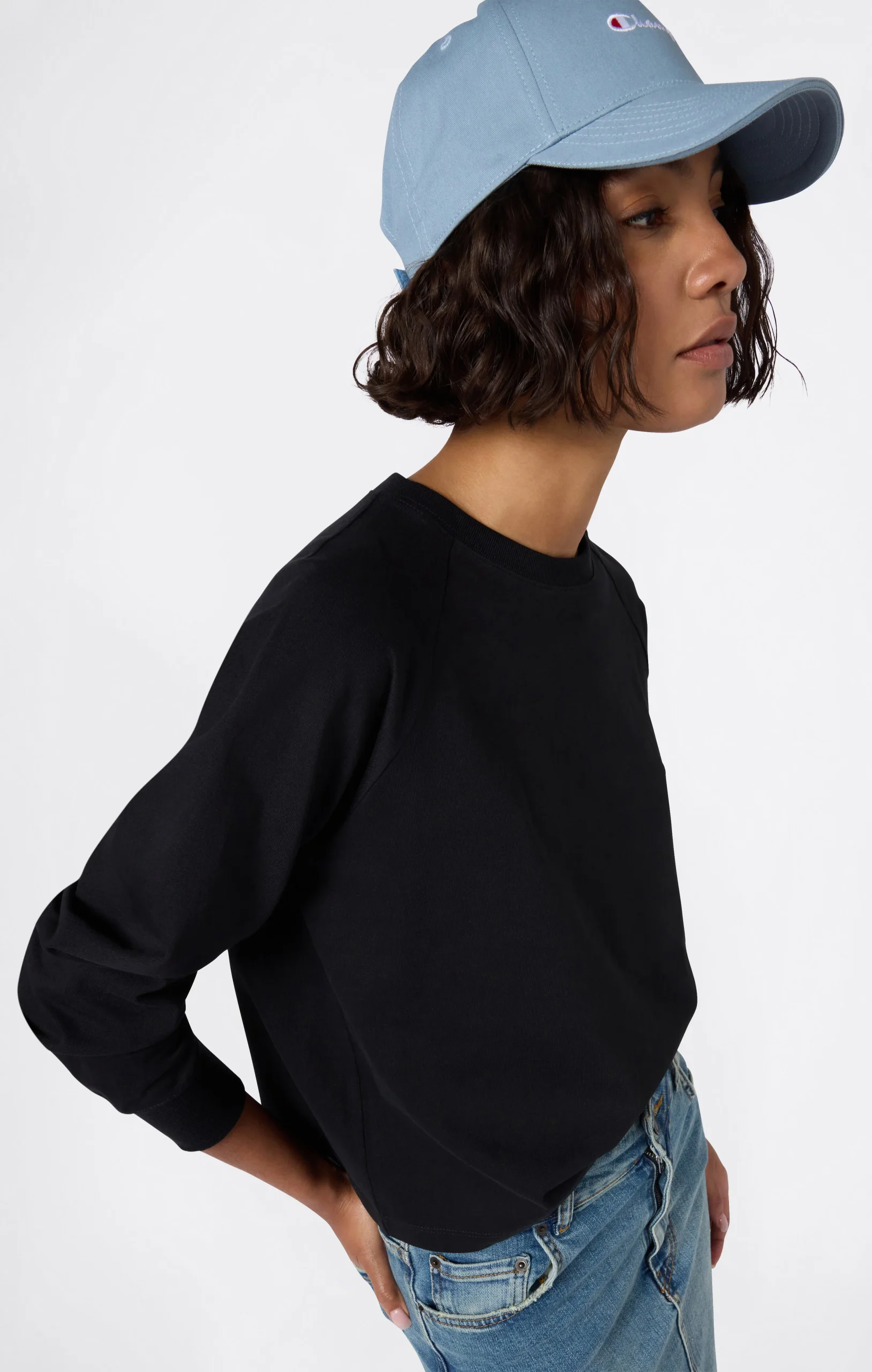 Reverse Weave Women’s Long Sleeve T-Shirt - Imagen 6