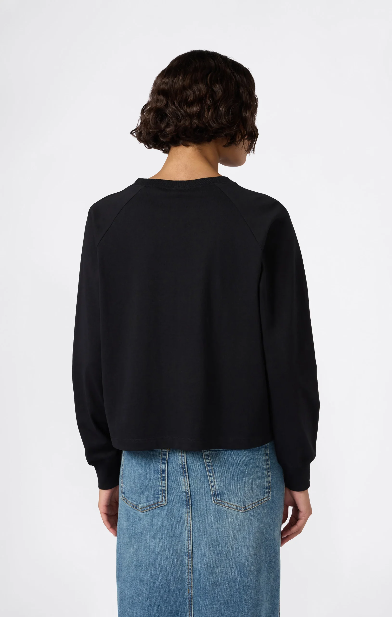 Reverse Weave Women’s Long Sleeve T-Shirt - Imagen 4