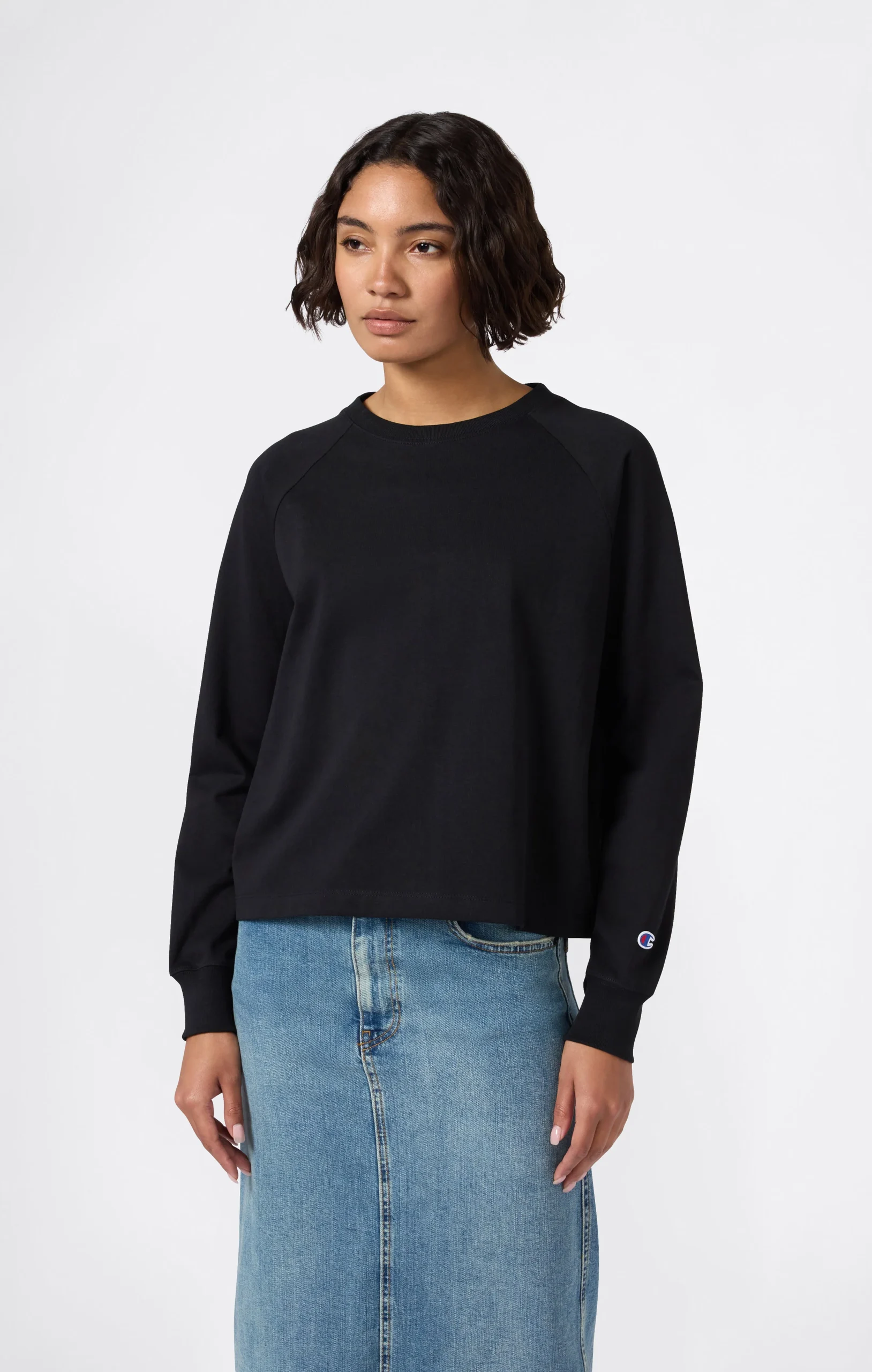 Reverse Weave Women’s Long Sleeve T-Shirt - Imagen 3