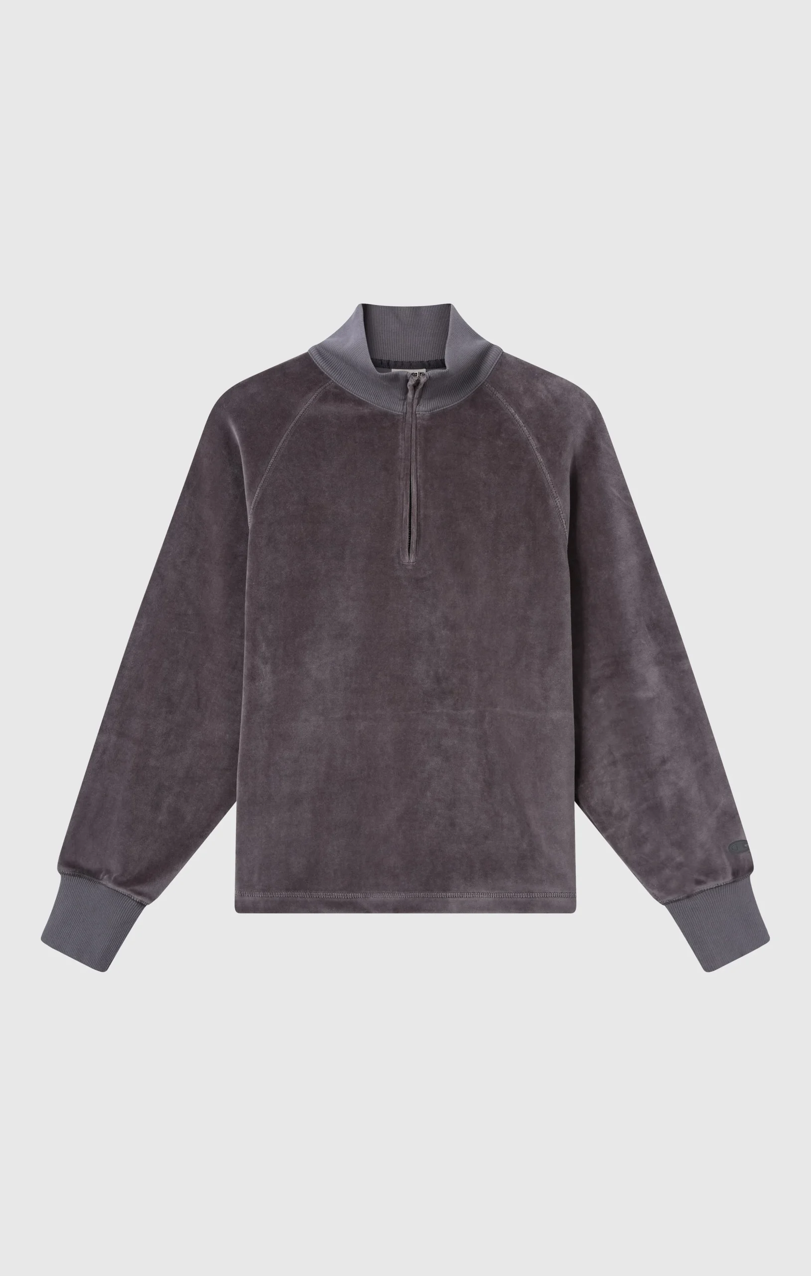 Women's Velour Half Zip Sweatshirt - Imagen 7