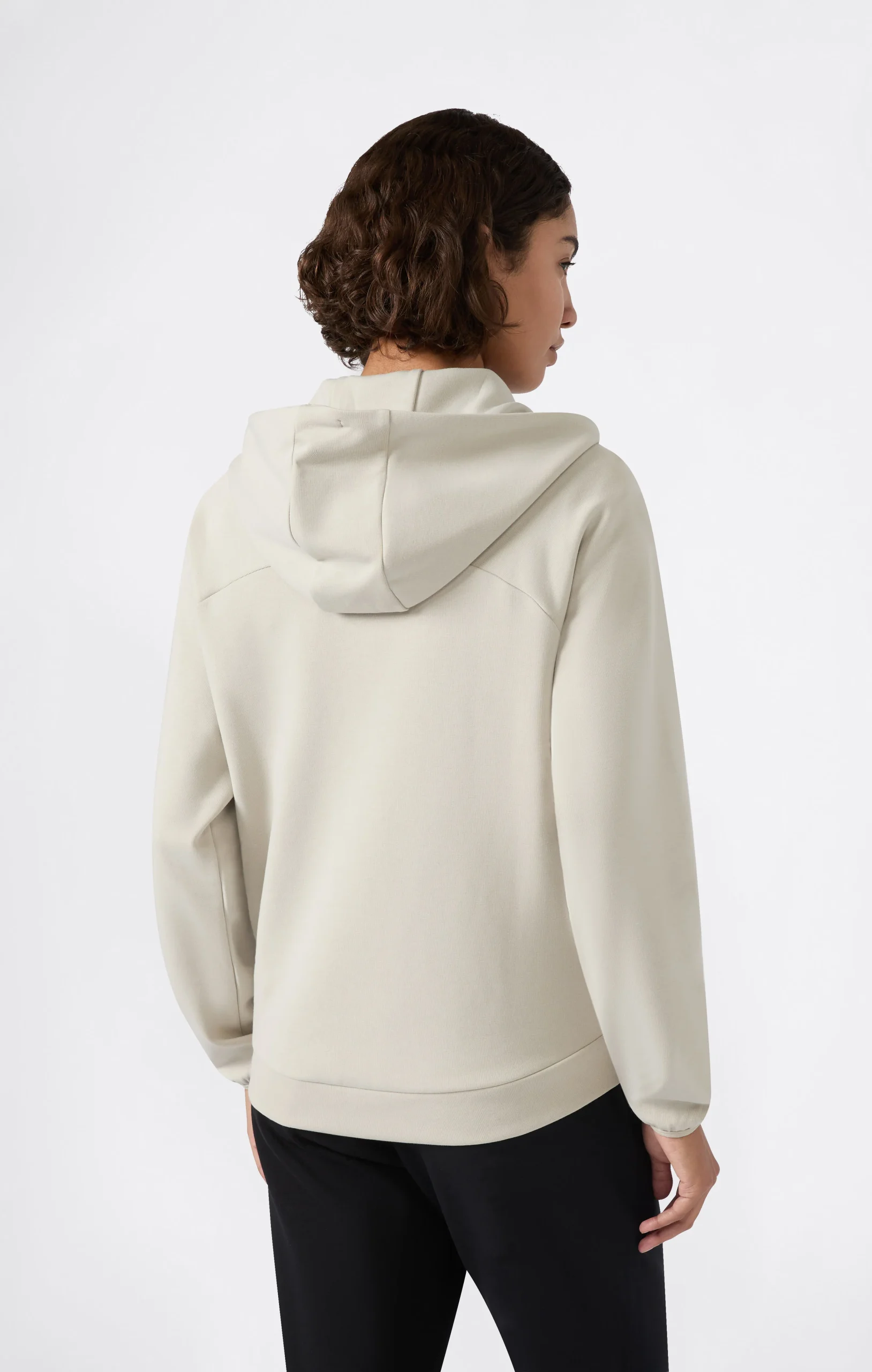 Women’s Full Zip Hoodie Stretch Poly-Cotton Sweatshirt C-Tech - Imagen 5