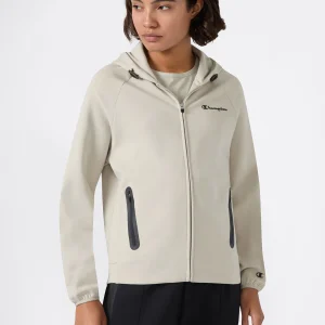 Women’s Full Zip Hoodie Stretch Poly-Cotton Sweatshirt C-Tech