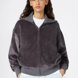 Women's Velour Full Zip Sweatshirt