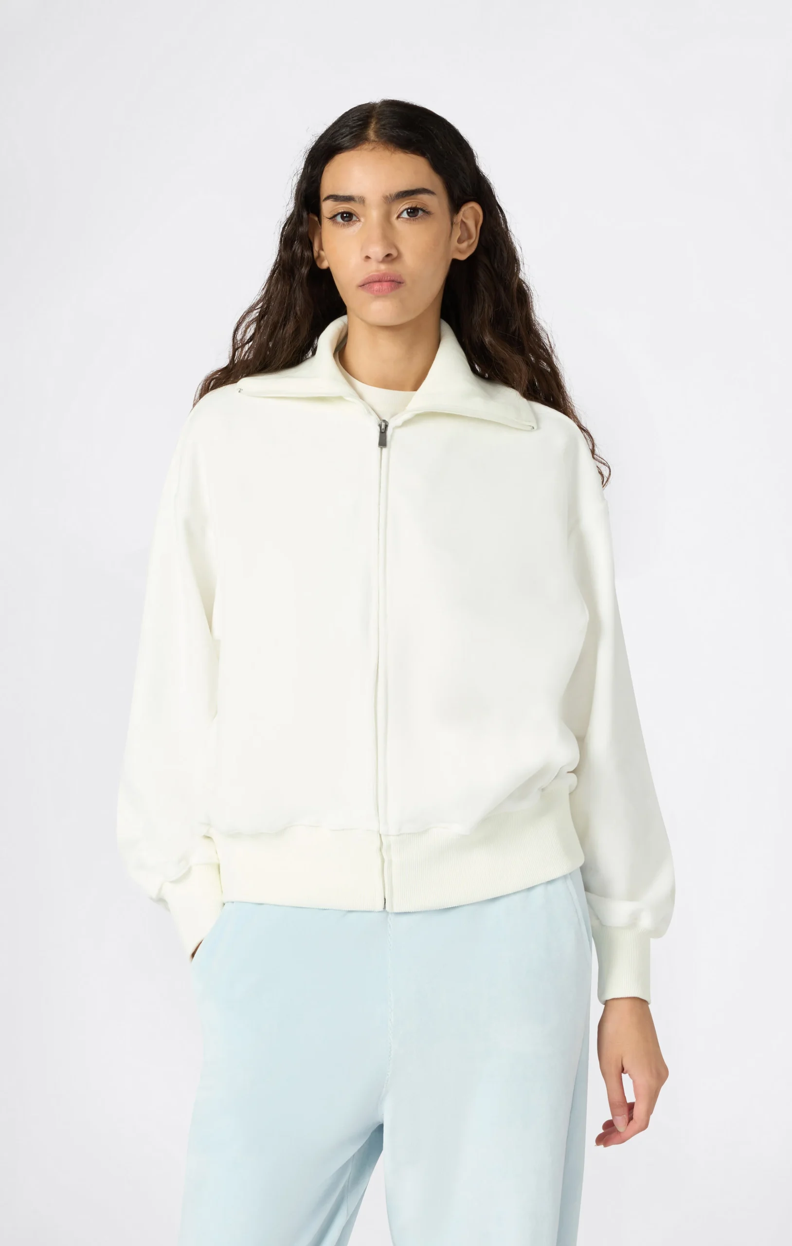 Women’s Velour Full Zip Sweatshirt