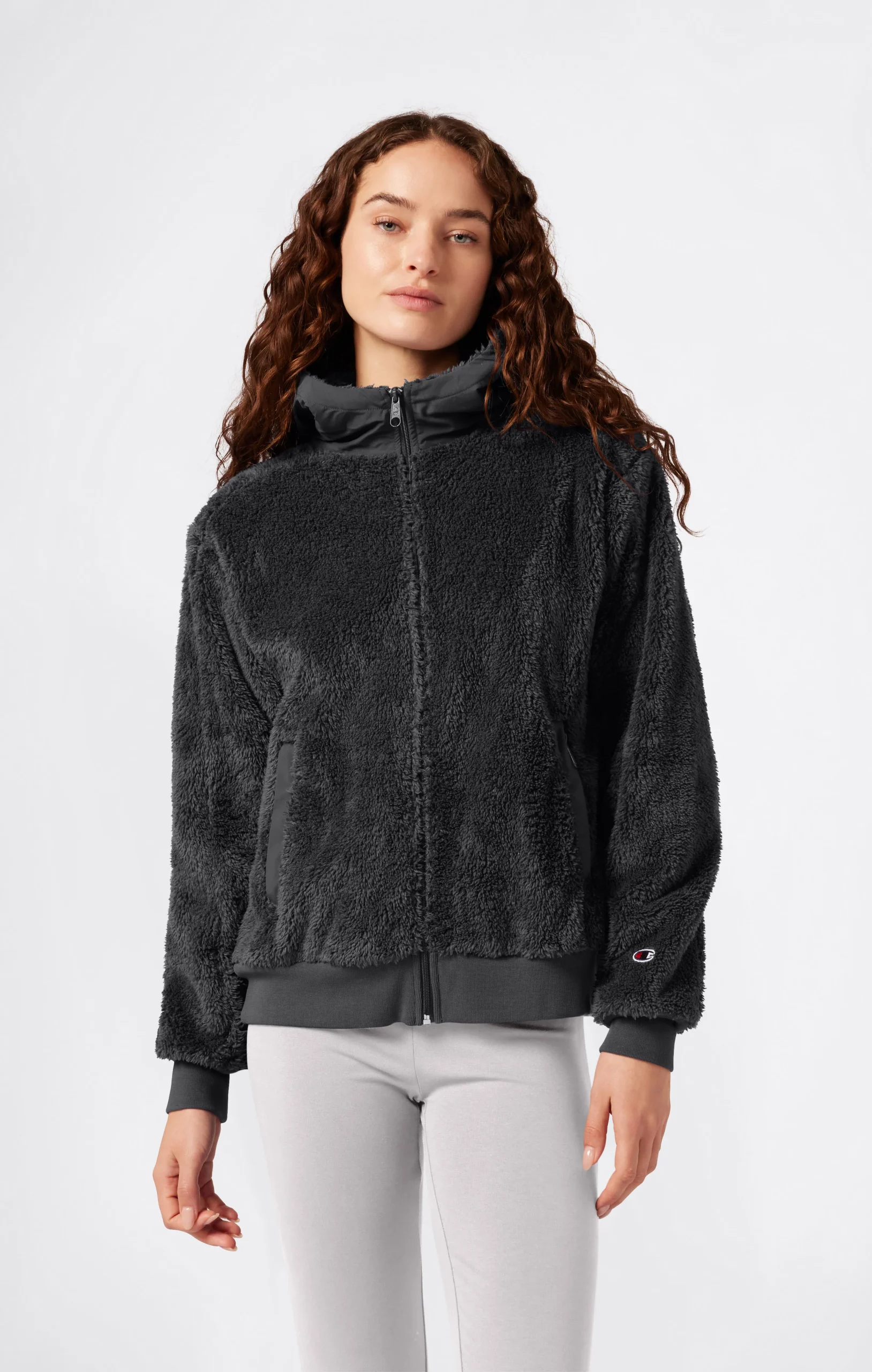 Women’s Polar Teddy Full-Zip Hoodie