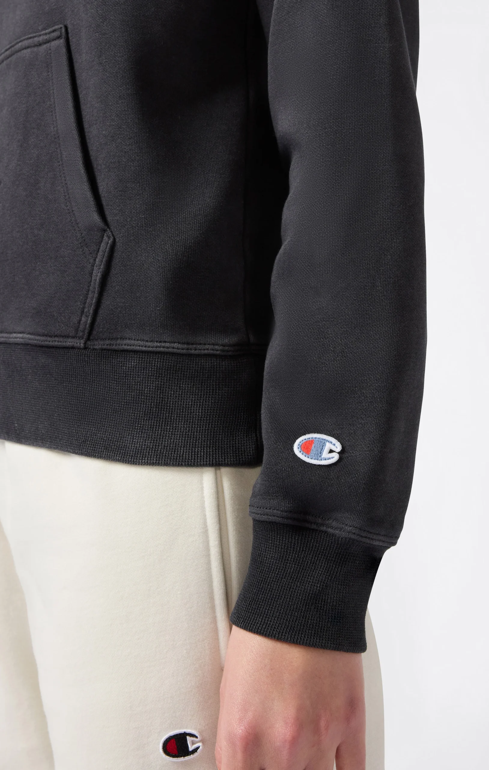 Women's Washed Fleece Hoodie Icons - Imagen 4