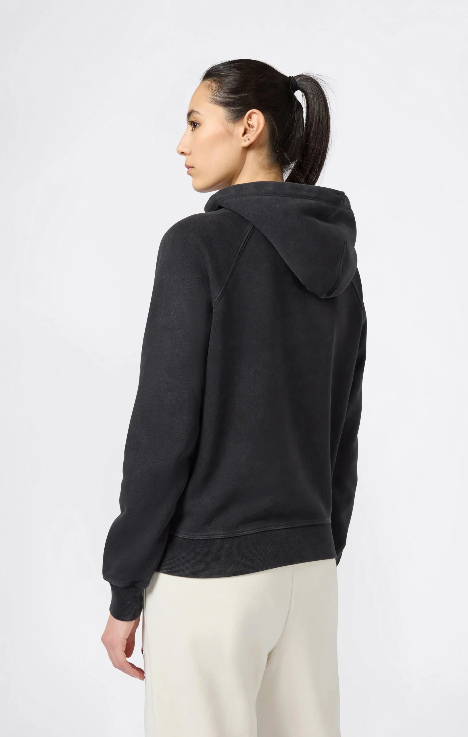 Women's Washed Fleece Hoodie Icons - Imagen 6