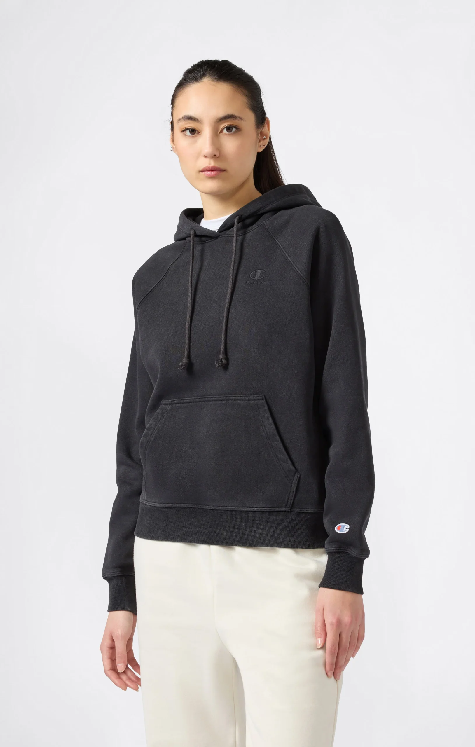 Women's Washed Fleece Hoodie Icons