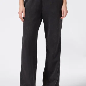 Women's Washed Wide Leg Fleece Pants Icons