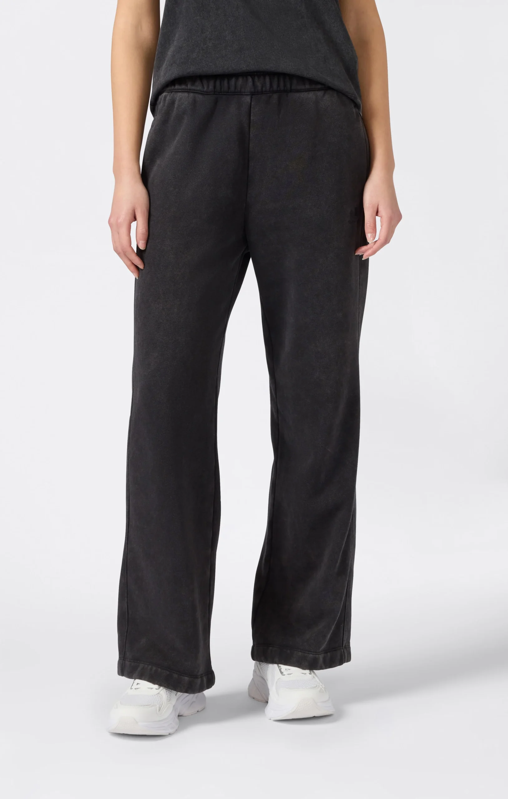 Women’s Washed Wide Leg Fleece Pants Icons