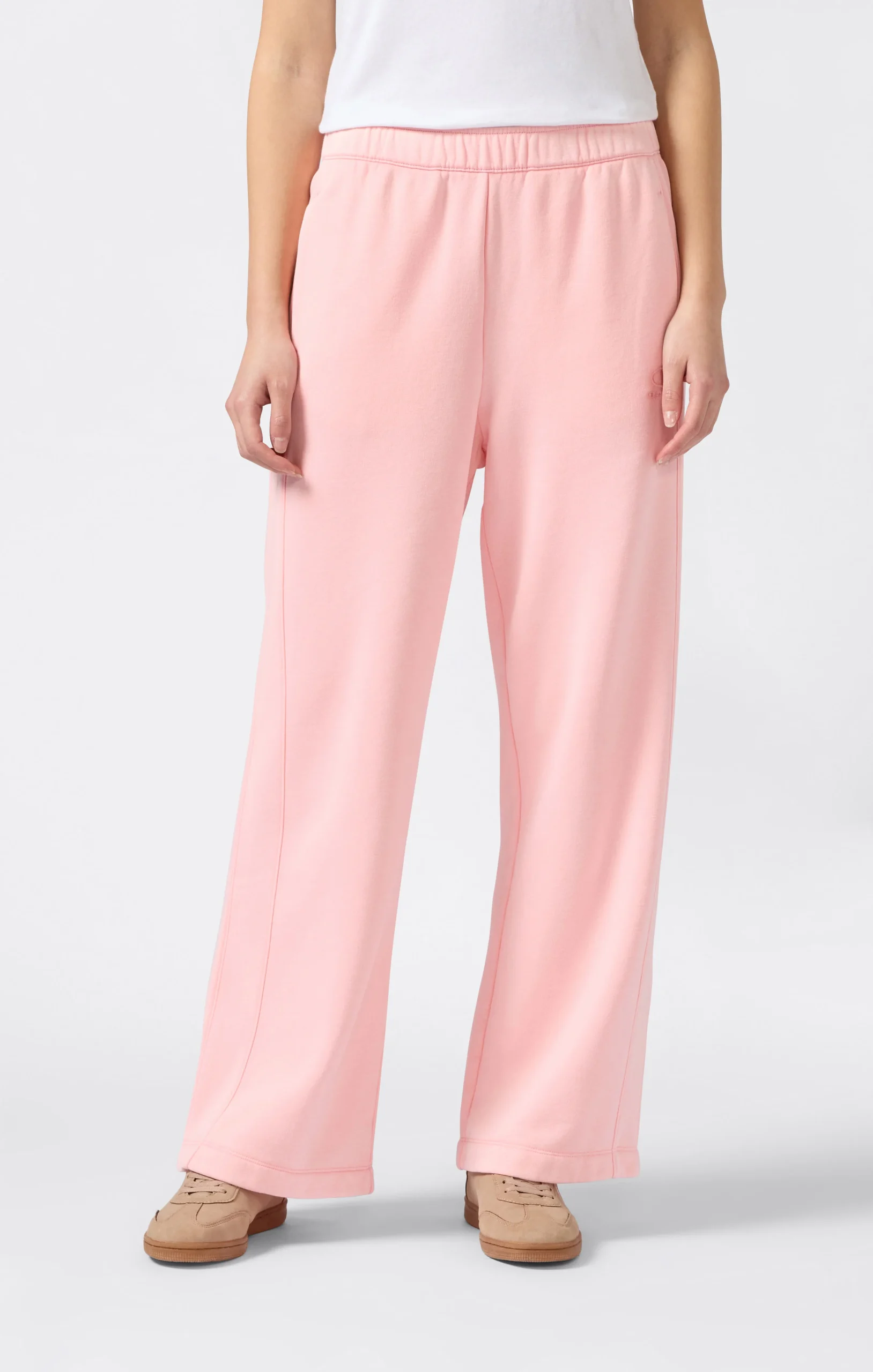 Women’s Washed Wide Leg Fleece Pants Icons