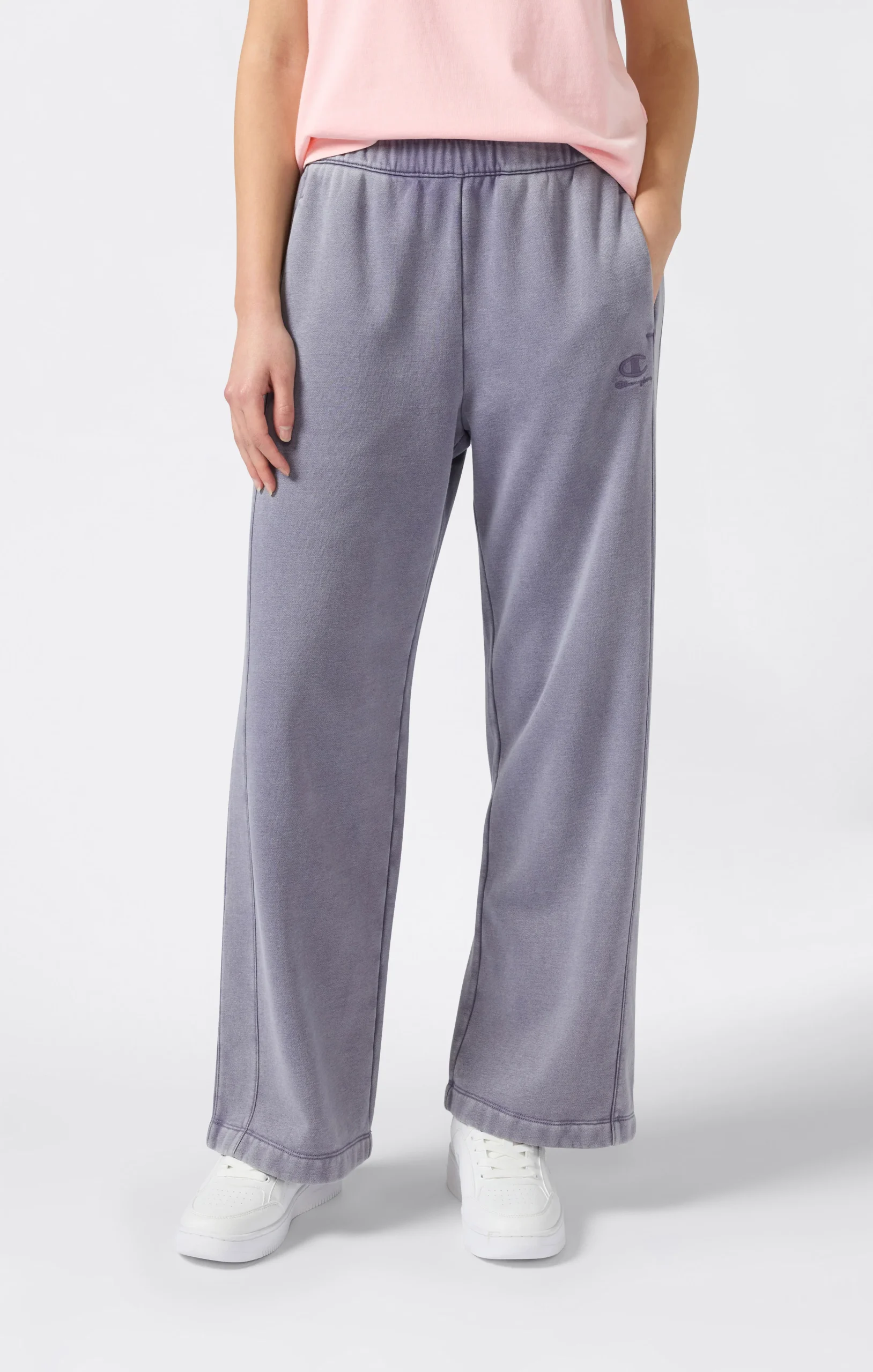Women’s Washed Wide Leg Fleece Pants Icons