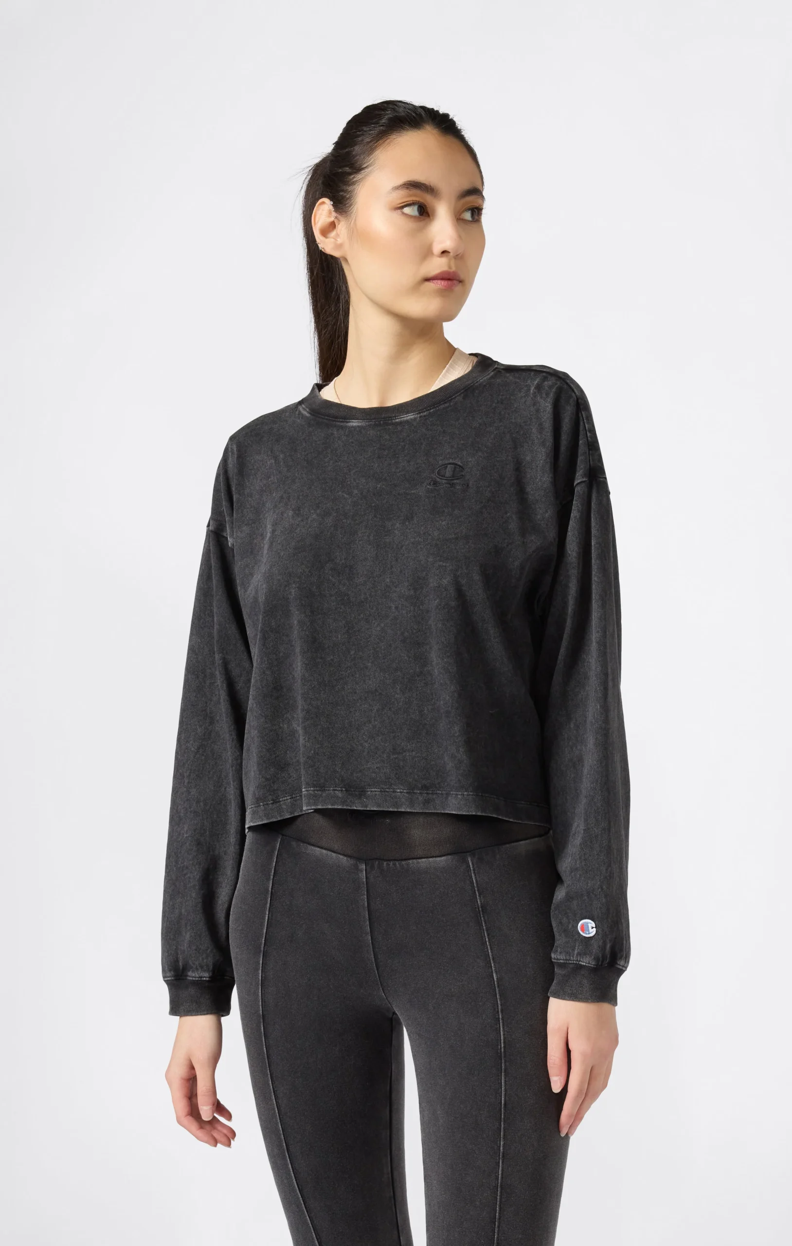 Women’s Washed Long Sleeve T-Shirt Icons