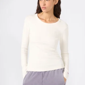 Women's Washed Long Sleeve Fitted T-Shirt Icons