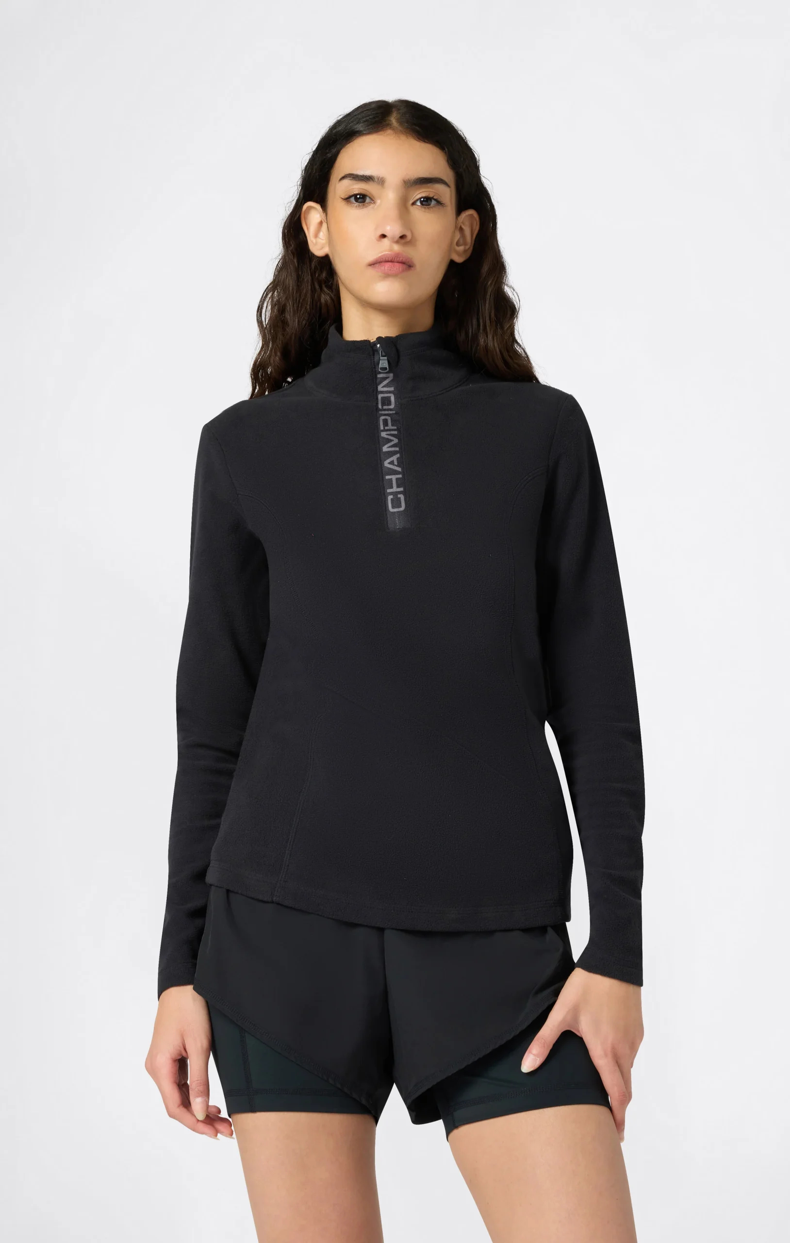 Women’s Micro Polar Fleece Half Zip Top
