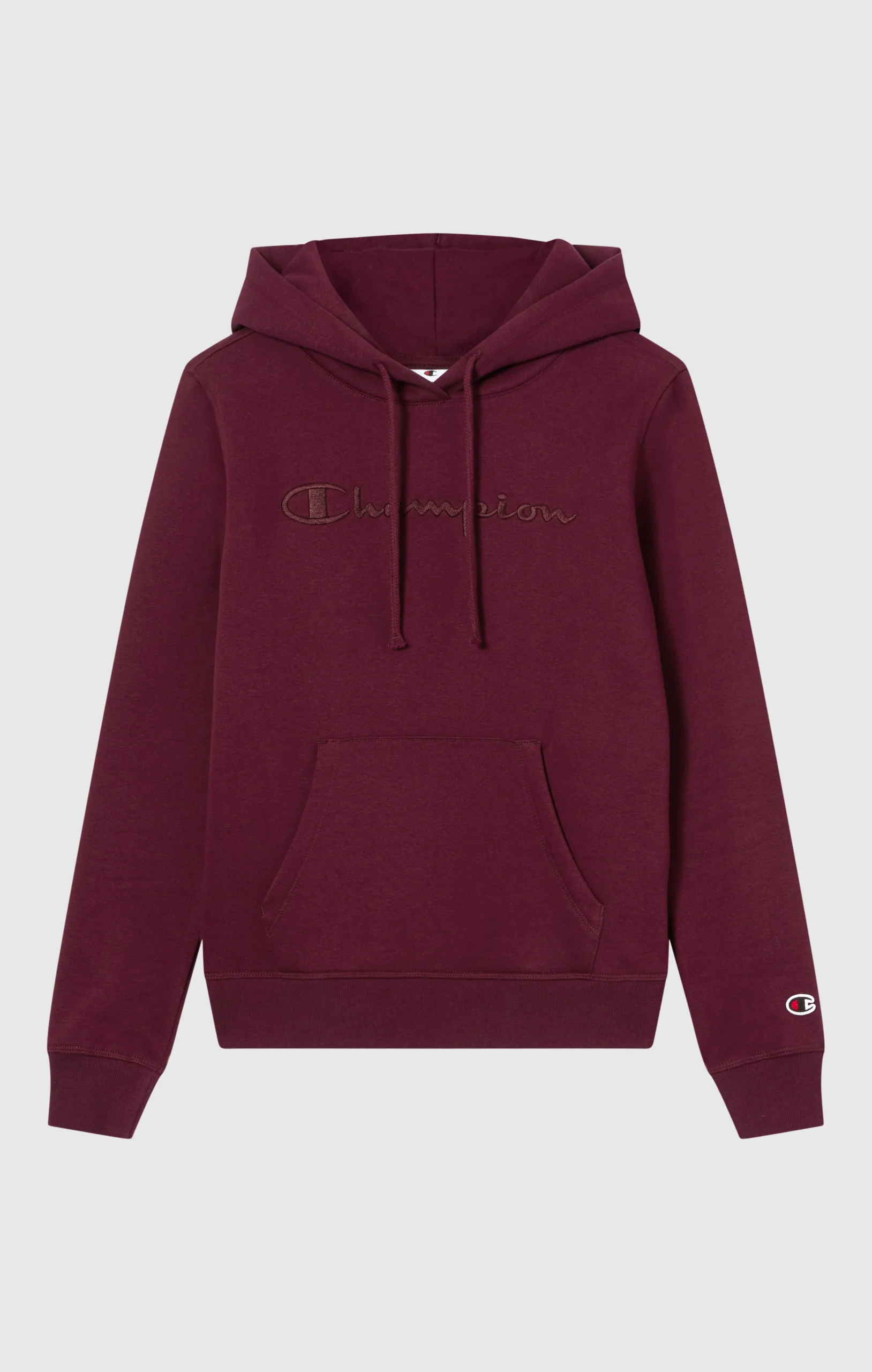 Women’s Fleece Hoodie with Big Embroidered Logo Icons - Imagen 6