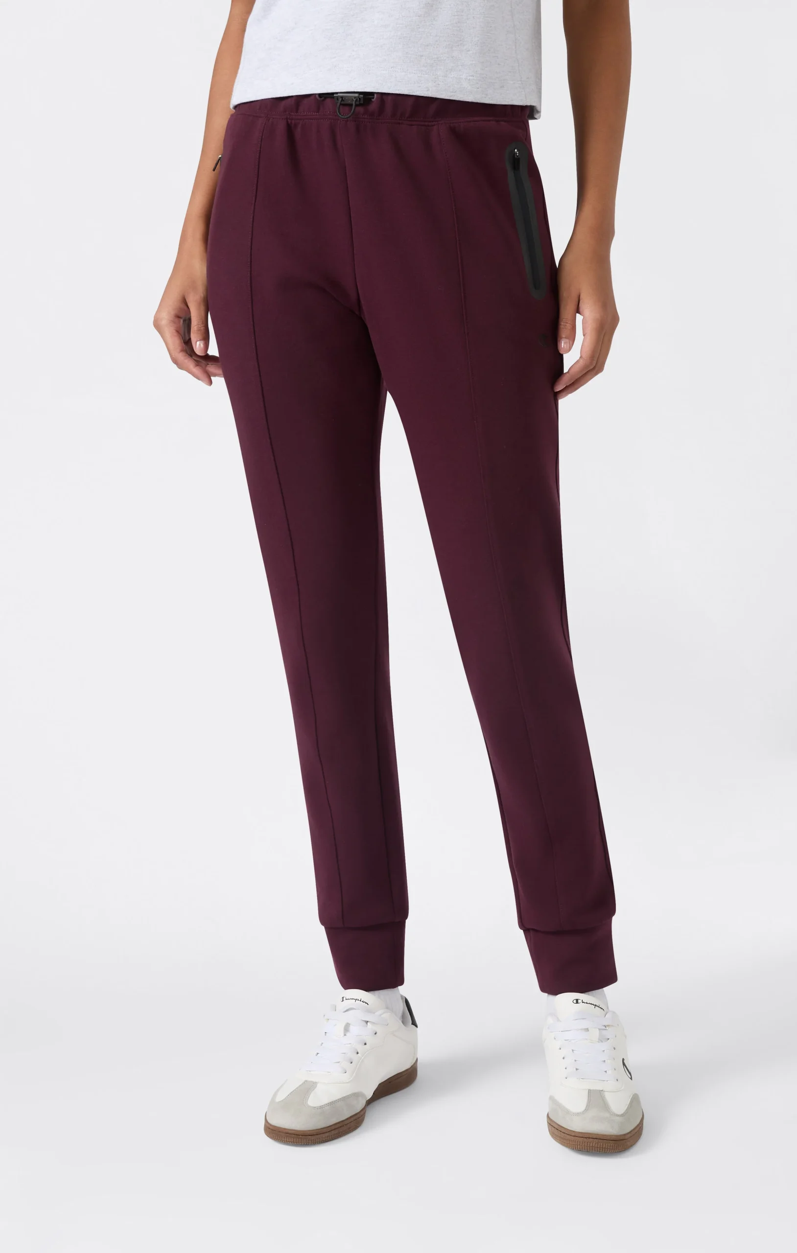 Women’s Cuffed Slim Fit Pants with Zip Pockets C-Tech