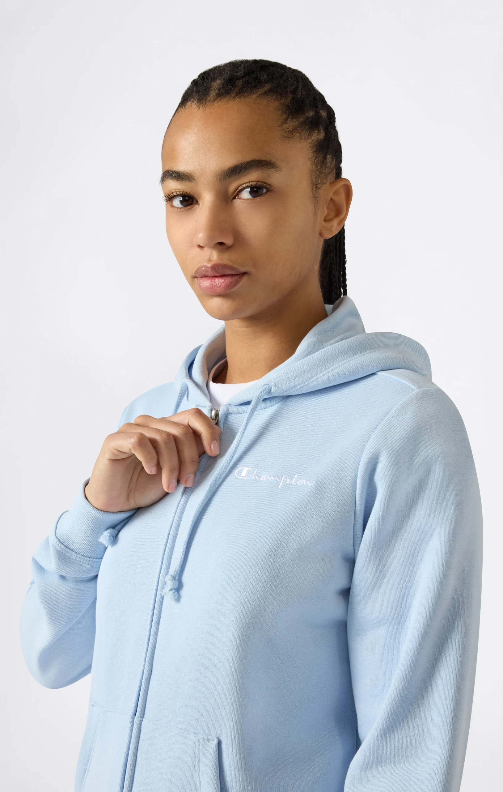 Women’s Lightweight Full Zip Hoodie Icons - Imagen 3
