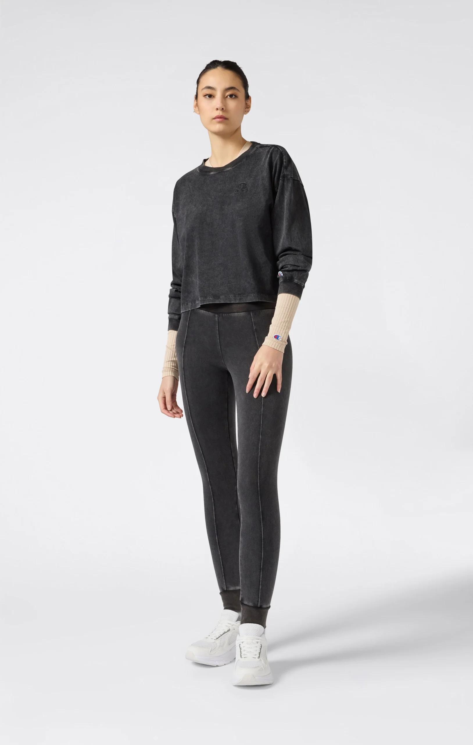 Women's Washed High Waist Leggings Icons - Imagen 4