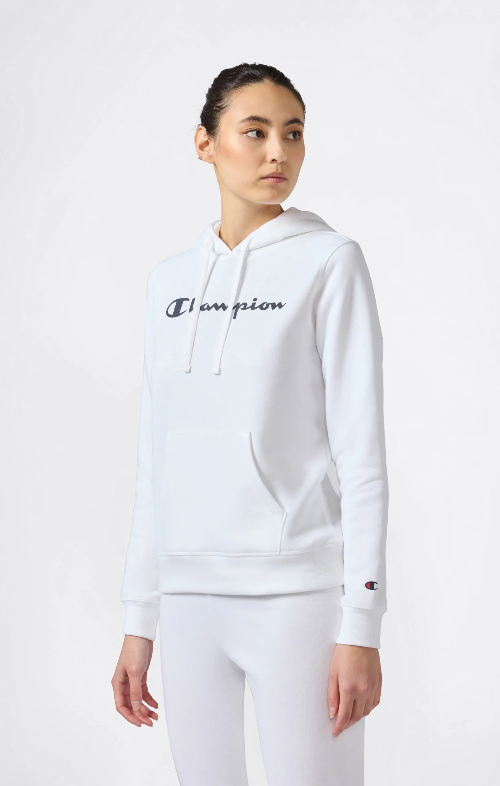 Women’s Fleece Hooded Sweatshirt Script Logo
