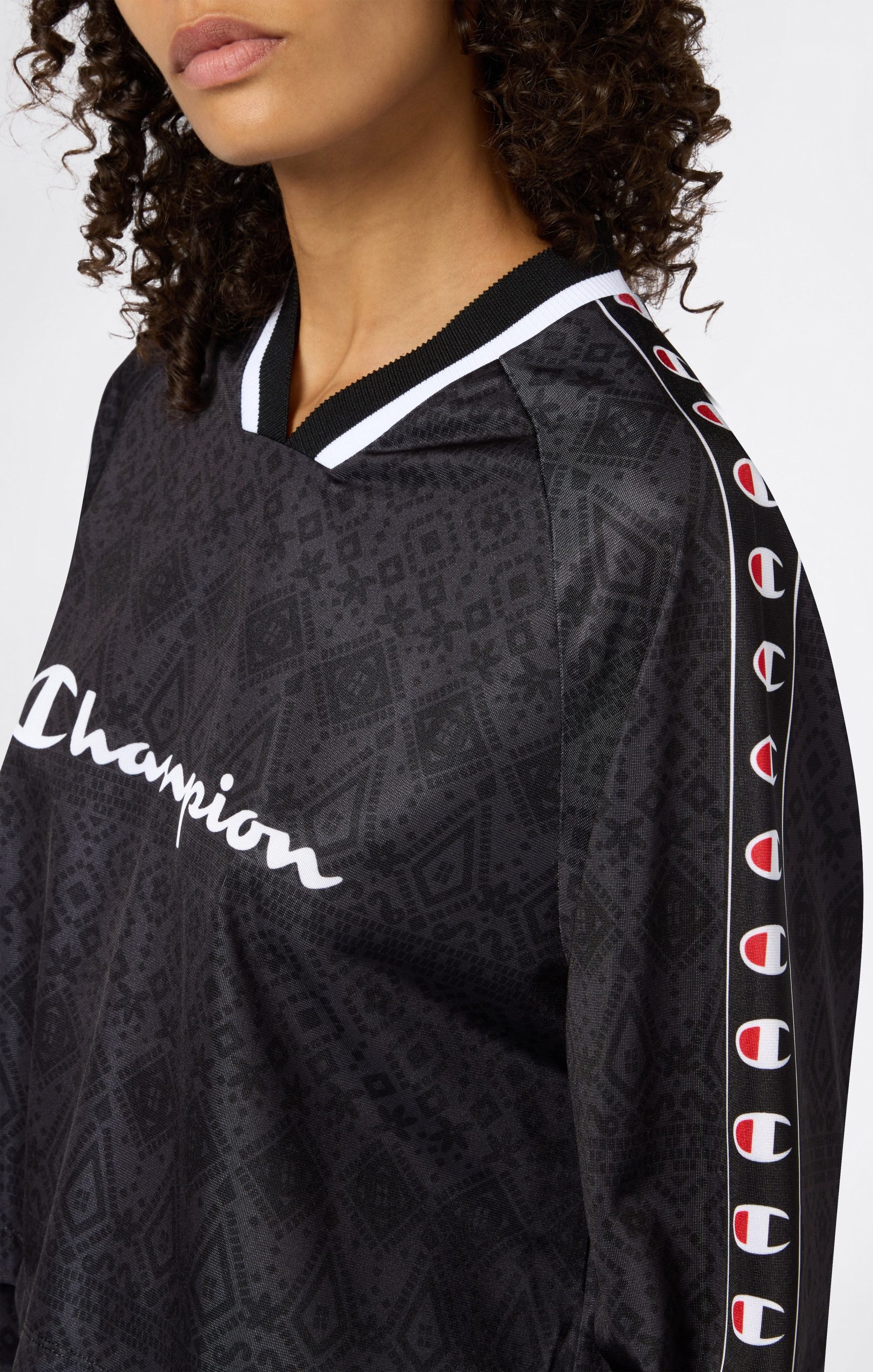 Women's Long Sleeve V-Neck T-Shirt Sport Heritage - Imagen 5