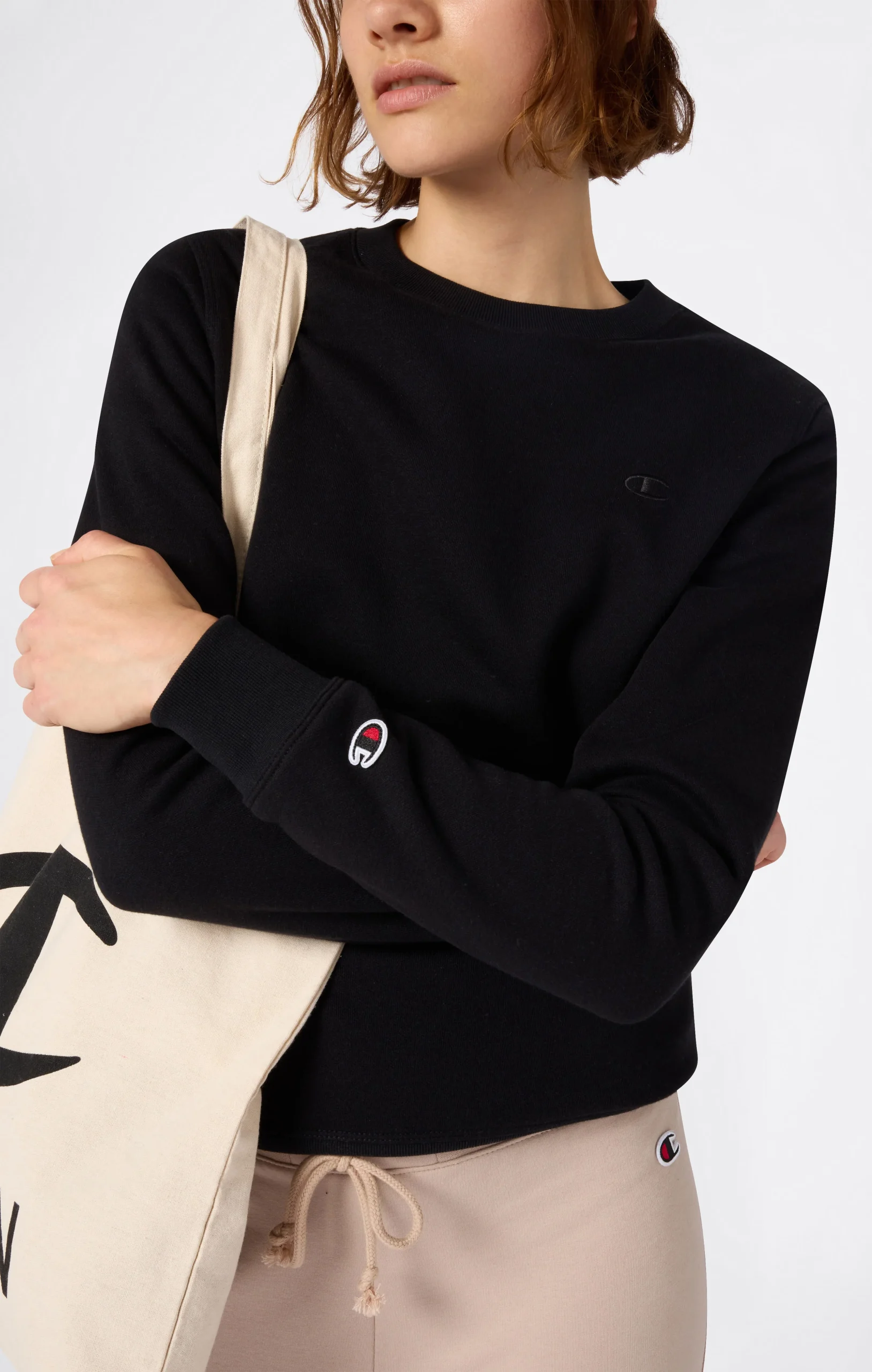 Women’s Fleece Crewneck Sweatshirt Icons