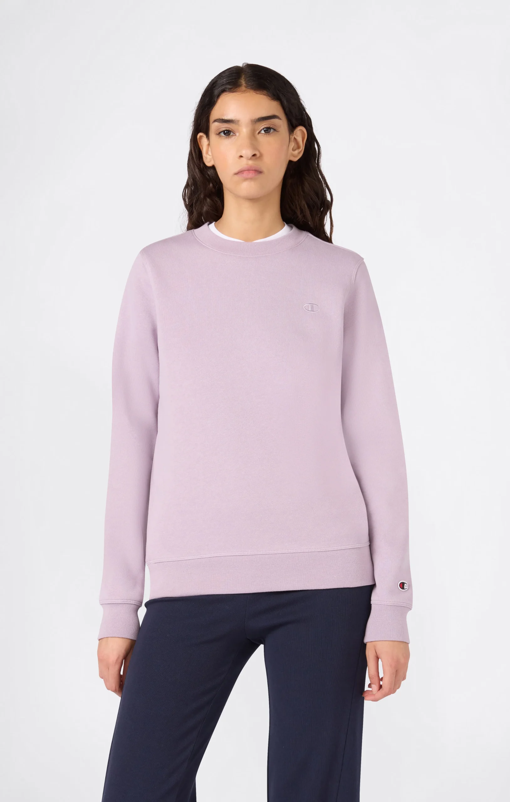 Women’s Fleece Crewneck Sweatshirt Icons