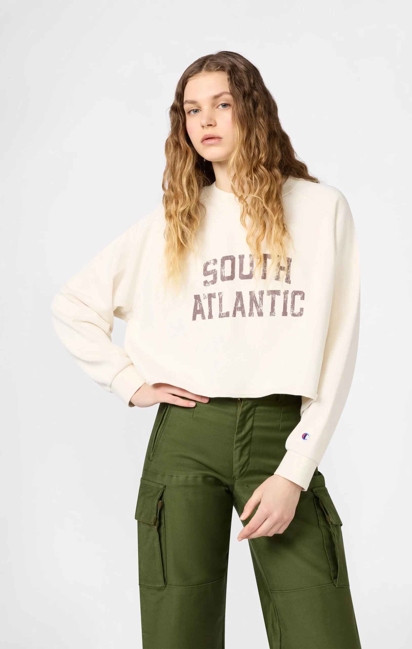 Women’s East West Cropped Crewneck Sweatshirt