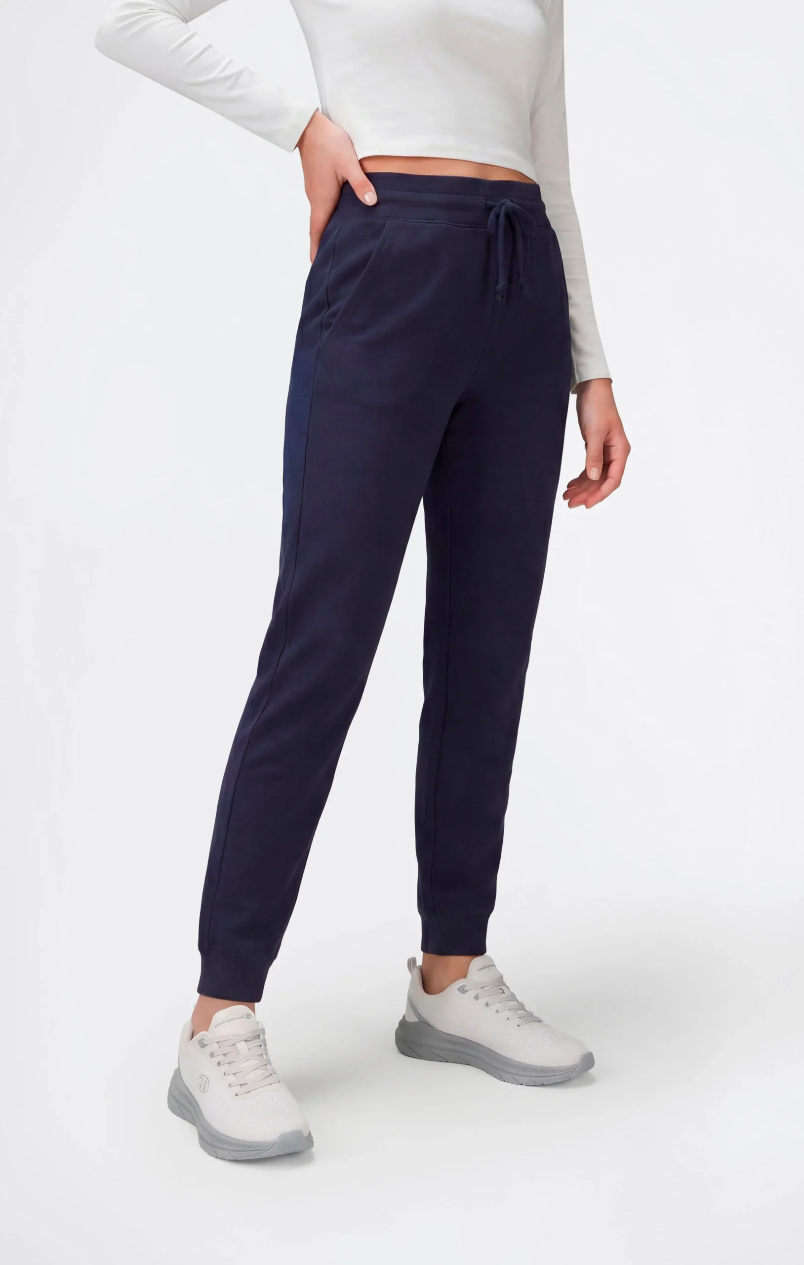 Women’s Lightweight Jogger Pants with Elastic Cuffs Icons
