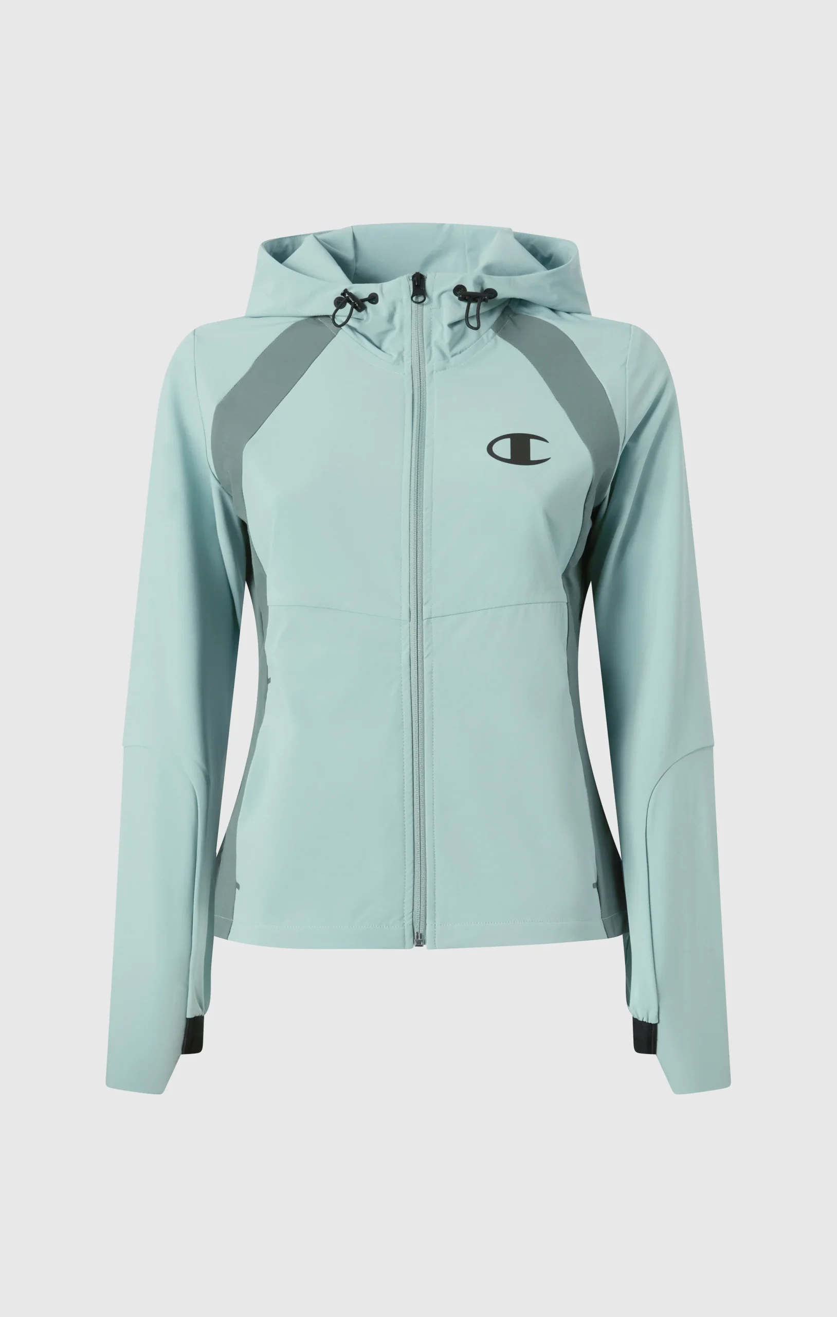 Women’s Stretch Nylon Hooded Track Top Slim Fit - Imagen 5