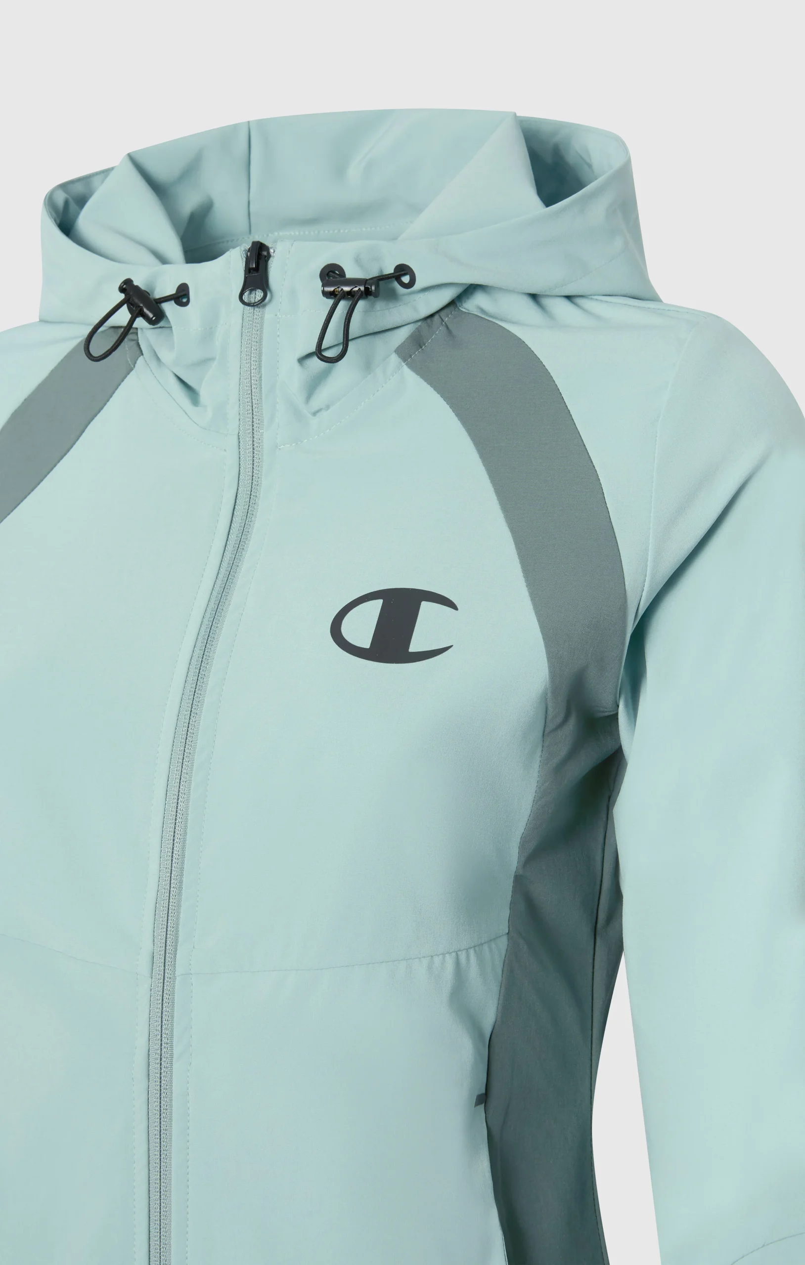 Women’s Stretch Nylon Hooded Track Top Slim Fit - Imagen 8