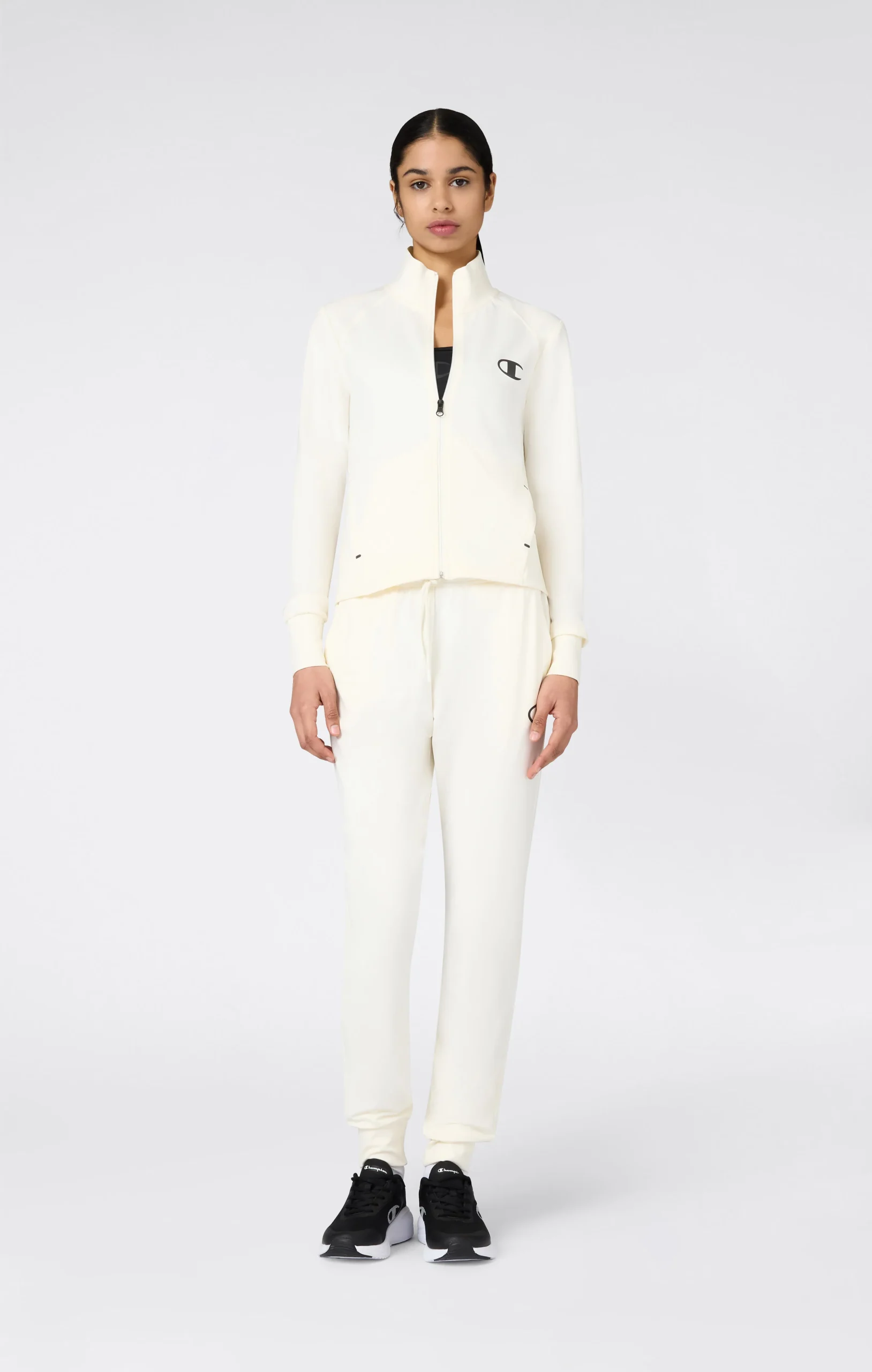 Women's Slim Fit Full-Zip Stretch Poly Hoodie - Imagen 5