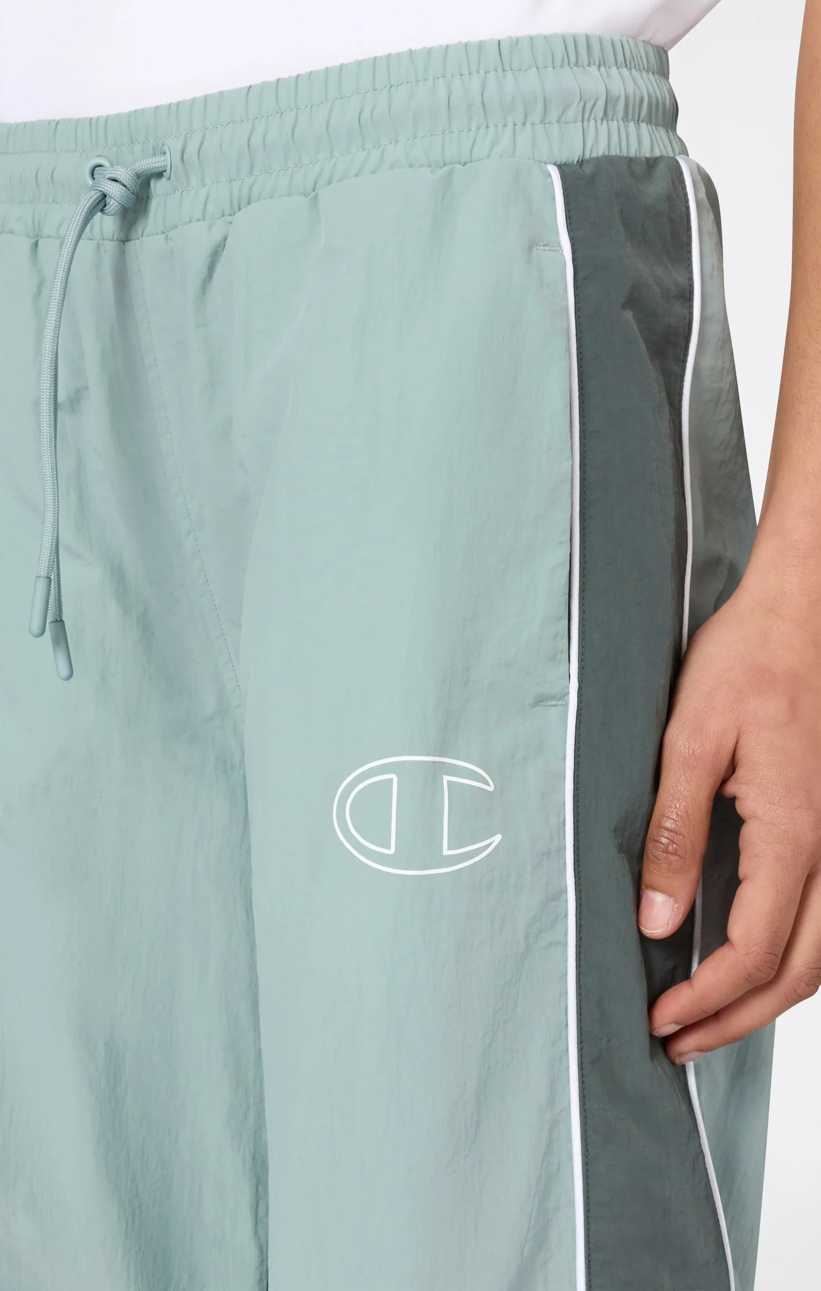 Women's Loose Fit Woven Nylon Pants - Imagen 3