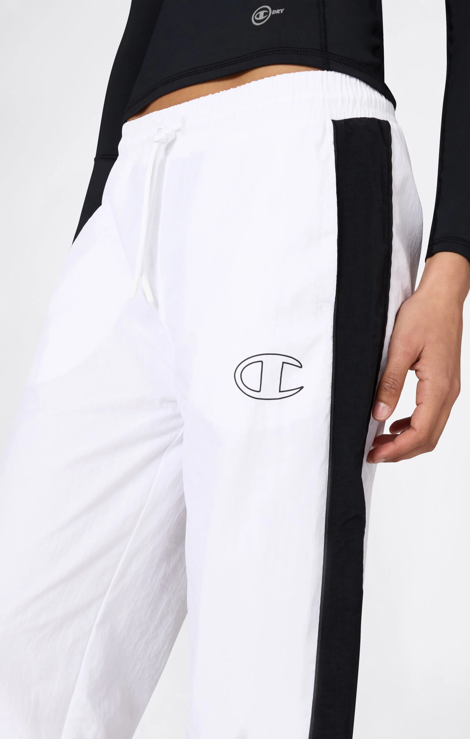 Women's Loose Fit Woven Nylon Pants - Imagen 3