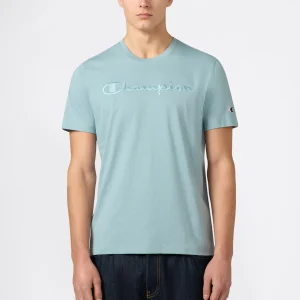 Men’s T-Shirt with Big Embroidery Logo Icons