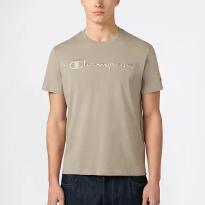Men’s T-Shirt with Big Embroidery Logo Icons
