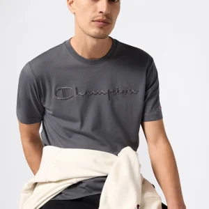 Men’s T-Shirt with Big Embroidery Logo Icons