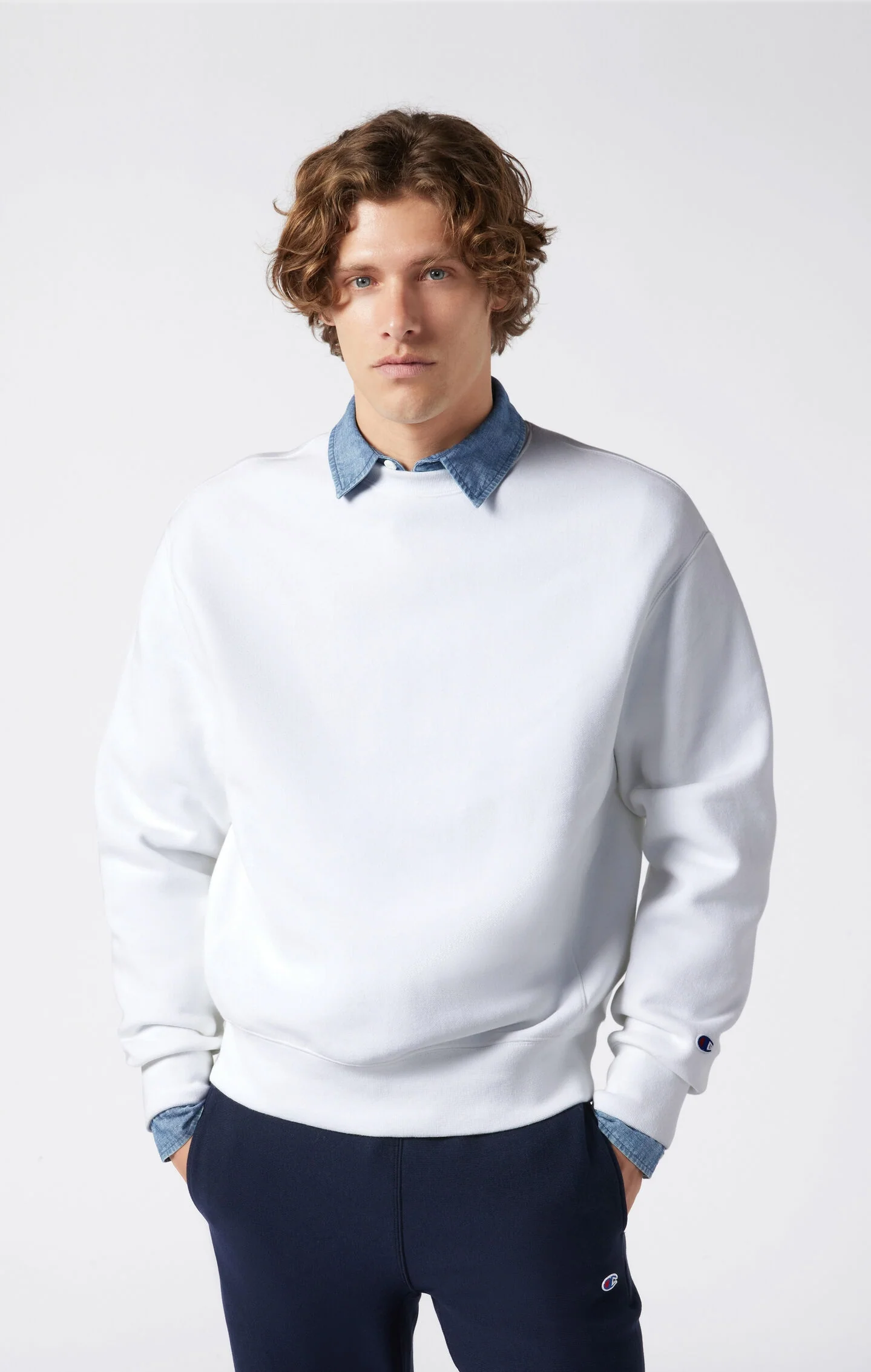 Men’s Heavyweight Fleece Sweatshirt Reverse Weave