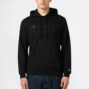 Men's Lightweight Hoodie with Embroidered Logo Icons