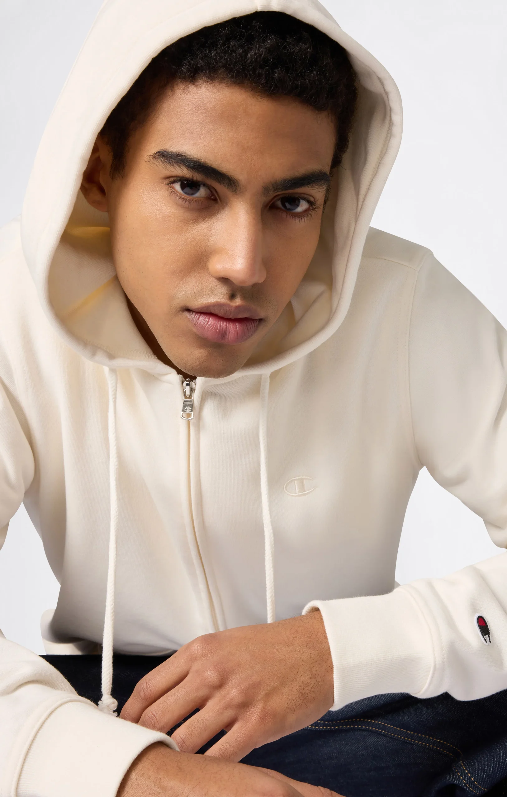 Men's Lightweight Full-Zip Hoodie Icons - Imagen 5