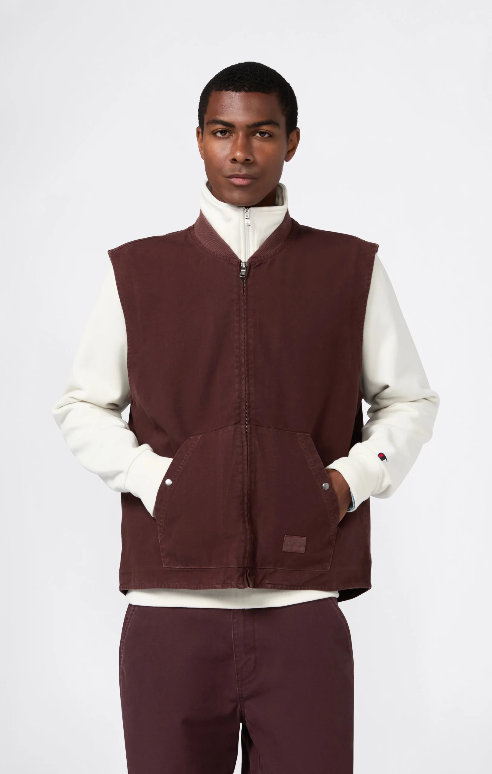 Men’s Full Zip Utility Vest